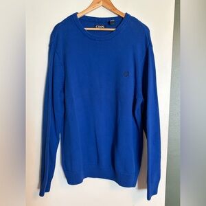 Chaps Men's Crewneck Sweater in Royal Blue